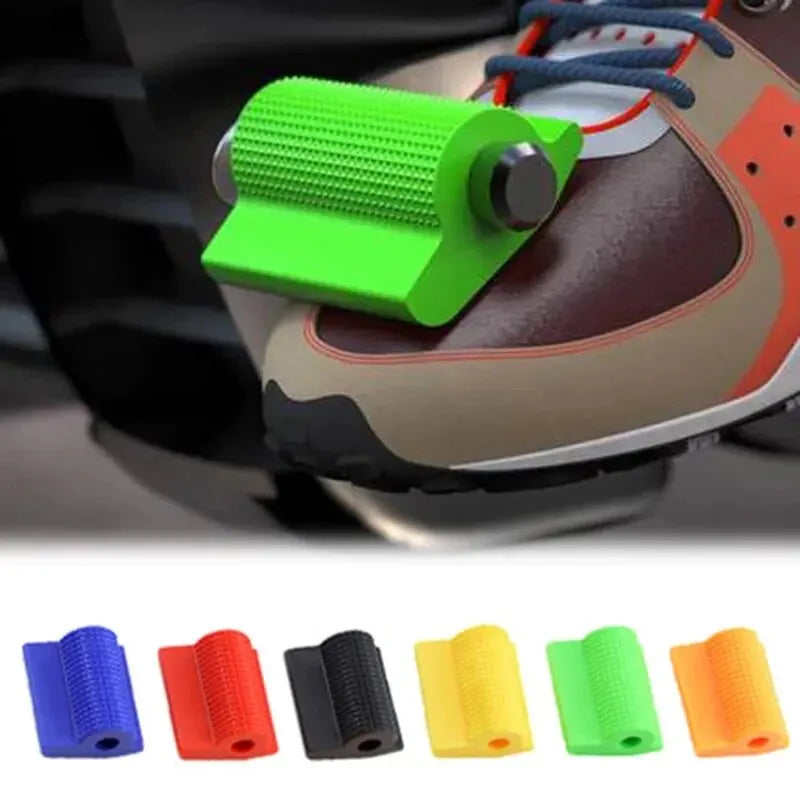 Universal Motorcycle Gear Shift Lever Rubber Cover — Anti-Skid Foot Peg Toe Gel Accessory for Honda, Kawasaki, Yamaha