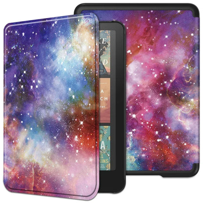 Leather Auto Sleep Case for Kindle Colorsoft Signature Edition (1st Gen, 7") & Paperwhite 12th Gen Protective Cover Funda