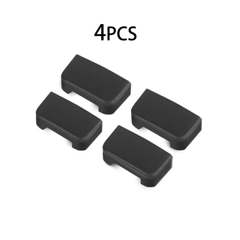 Tesla Model 3/Y Juniper 2025 Seat Rail Covers - 4PCS Rear Seat Slide Protectors Anti-Kick Interior Accessories