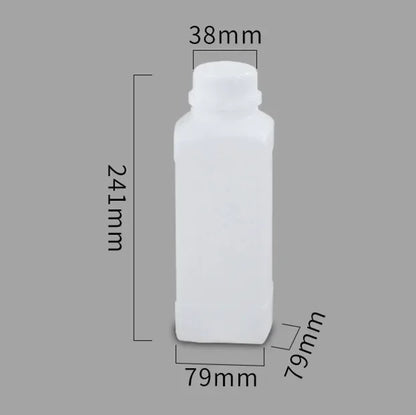 1000mL HDPE Refillable Plastic Bottle with Lid — Food Grade, Leakproof Container for Liquids, Agriculture & Pesticides, 1PCS