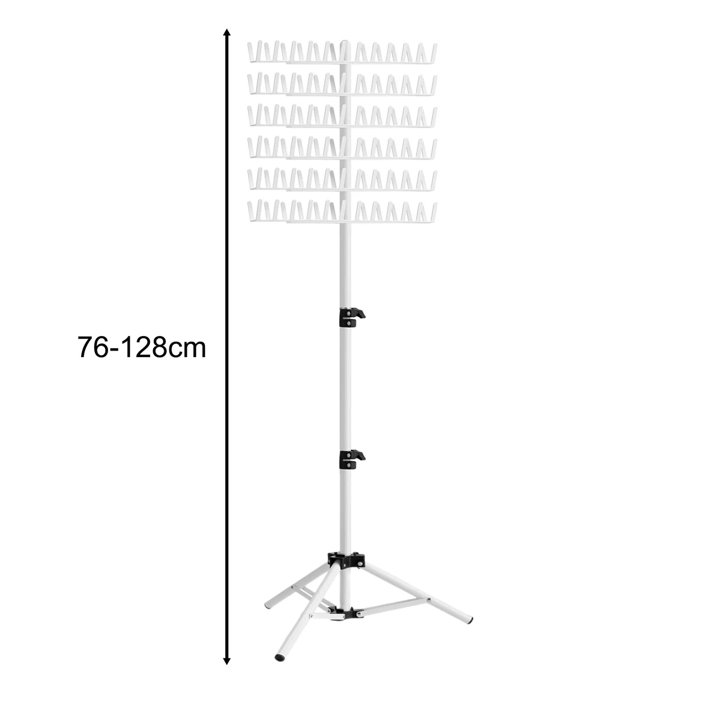 Hair Braiding Rack | 2-Sided Adjustable Height Braid & Hair Extension Holder for Salon & Home Use