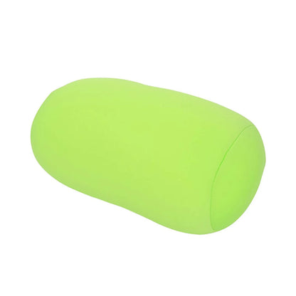 Solid Color Cylindrical Neck Pillow – Washable Round Cushion for Bedroom, Seat, Headrest & Travel Support