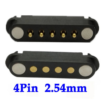 2A DC Magnetic Pogo Pin Connector Set - 2Pin 3Pin 4Pin 5Pin Spring Loaded Male Female Power Socket for Electronics Projects