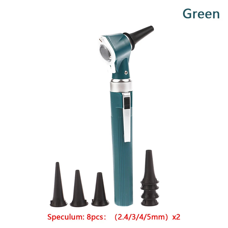 Professional Otoscope Diagnostic Kit – LED Endoscope for Ear Care, Portable Ear Cleaner with 8 Tips for Home & Doctor Use