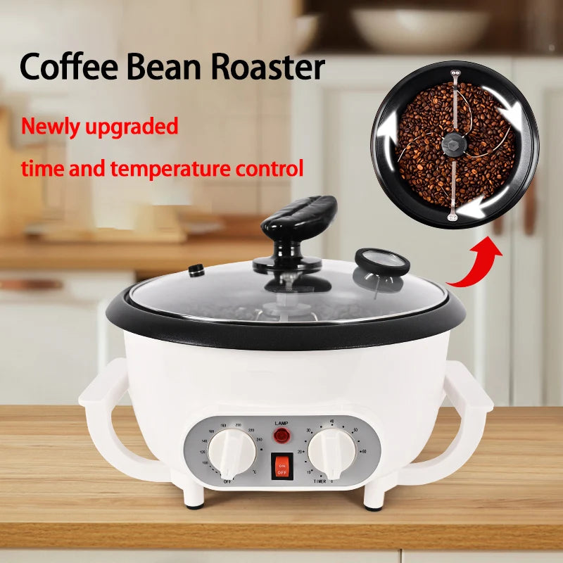 Electric Coffee Bean Roaster – Multi-Purpose Roasting Machine for Coffee, Peanuts, Popcorn, and Grains