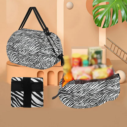Foldable Waterproof Shopping Bag – Portable Travel, Beach, and Grocery Tote