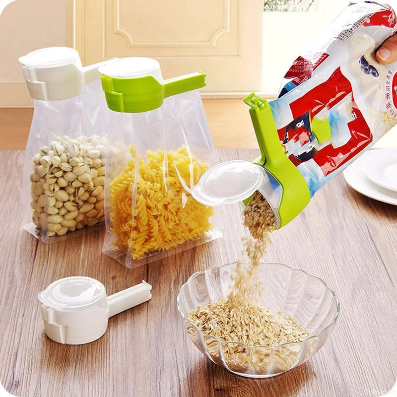Snack Sealing Clips – Plastic Food Bag Clamp for Fresh Keeping, Travel & Kitchen Storage Seal