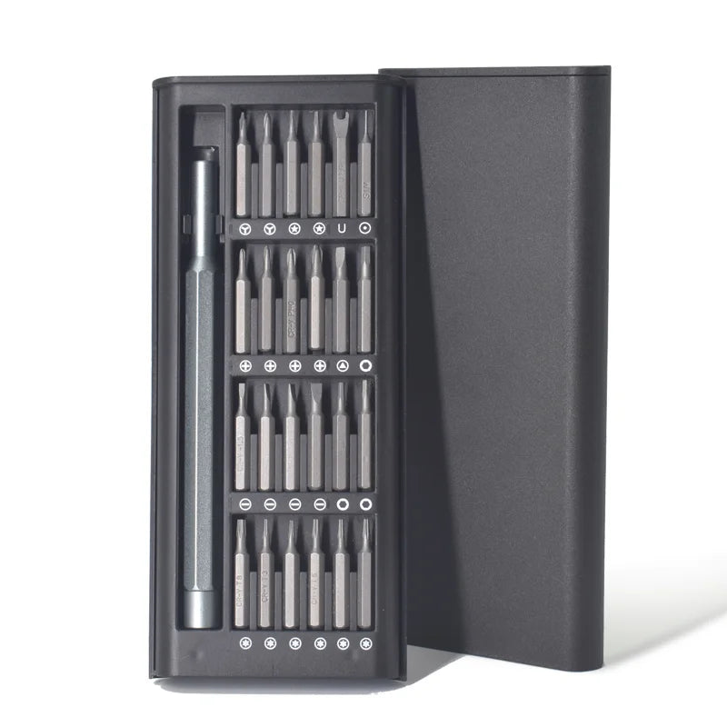 25-in-1 Precision Screwdriver Set – Magnetic Phillips, Torx & Hex Bits for iPhone, PC, Watch, Camera & Glasses