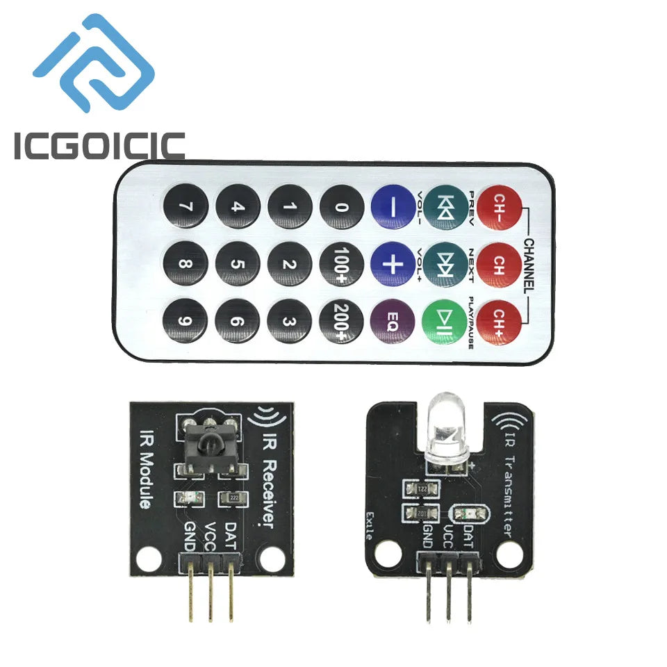 38kHz Infrared Transmitter Receiver Module - IR Remote Control Sensor for Arduino Robotics & DIY Electronics