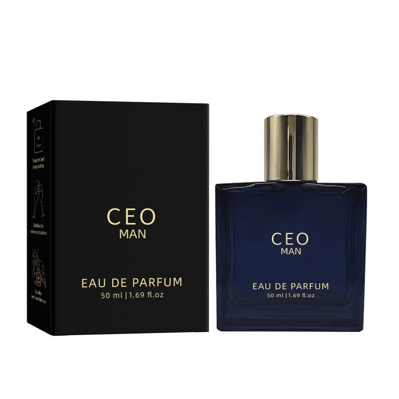 Classic High-End Men’s Eau de Parfum – Long-Lasting Fragrance with Sandalwood & Vanilla Scent, Captivating Fresh Date Perfume for Men & Couples