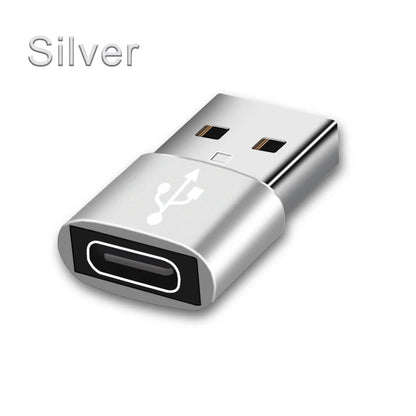 USB-C to USB 2.0 Adapter – Type-C Male to Female Converter for Phones, PCs & Laptops