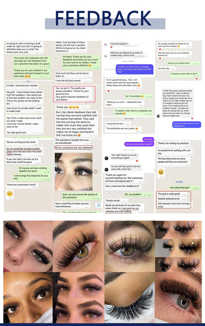 CoMango Premade Volume Fans Short Stem Russian Eyelash Extensions — 3D-10D Faux Mink Lashes Wholesale