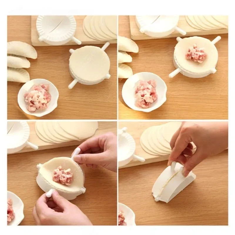 Dumpling Mold Press Tool – Ravioli, Pierogi & Empanada Dough Maker, Turnover Shaping Kitchen Accessory Mold