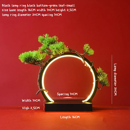 LED Light Ring Ornament – Photography Ambient Light Display Stand, Creative Desktop Home Decoration