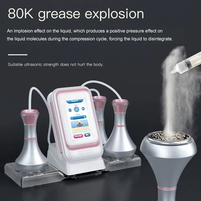 5-in-1 Ultrasonic Cavitation Body Slimming Machine — 80K Multi-Polar Skin Lift & Anti-Wrinkle
