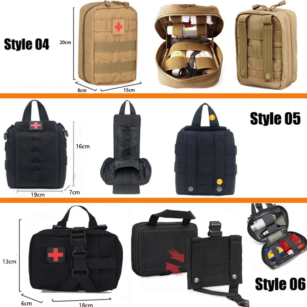 IFAK EDC Waist Bag – Outdoor First Aid & Survival Kit for Hunting, Camping, and Emergency Use