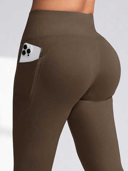 CHRLEISURE 2.0 Gym Leggings for Women – High-Waisted Fitness Activewear with Pockets for Running & Outdoors