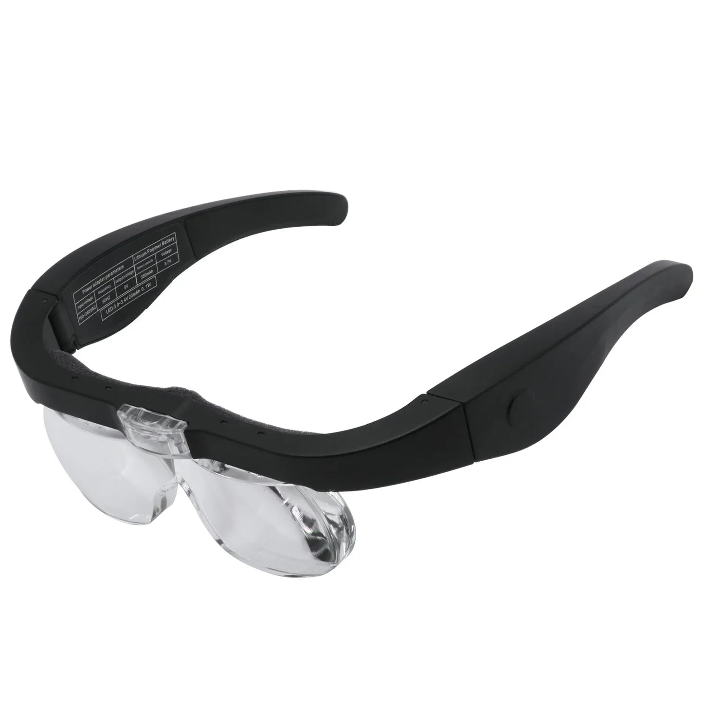 LED Magnifying Glasses with Light — USB Rechargeable Reading & Watchmaker Repair Magnifier, 1.5X/2.5X/3.5X/5.0X