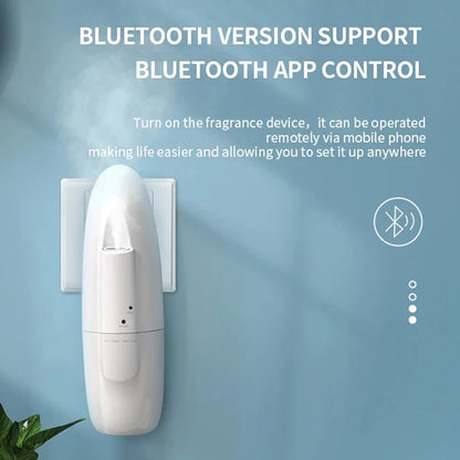 Plug-in Wall Fragrance Diffuser - Hotel Air Freshener, Bluetooth Essential Oil & Electric Aroma Diffuser Machine
