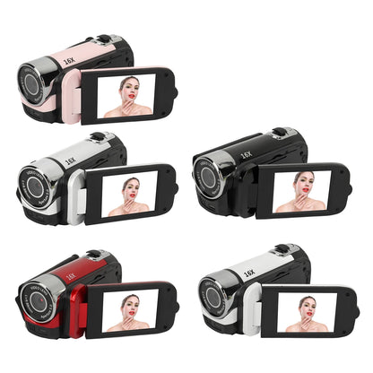 D90 1080P 16MP Digital Camera – 2.4" Rotatable Screen, 16X Zoom, HD Video Recorder with Fill Light