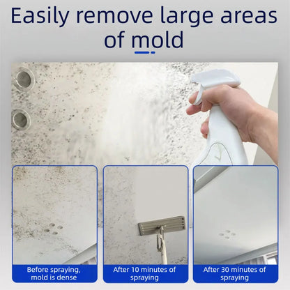 240ML Mold Removal Spray - Powerful Mildew Cleaner for Bathroom, Kitchen Corners, and White Walls