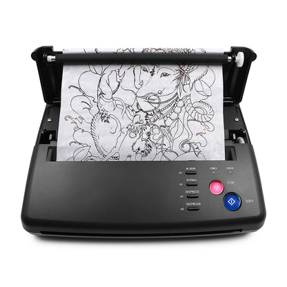 Tattoo Transfer Machine - Thermal Stencil Copier Printer for Tattoo Photos & Transfer Paper, Ideal for Beginners
