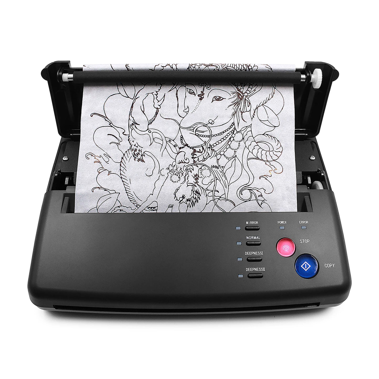 Tattoo Transfer Machine - Thermal Stencil Copier Printer for Tattoo Photos & Transfer Paper, Ideal for Beginners