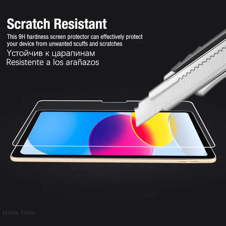 Tempered Glass Screen Protector for iPad 10.9 (10th Gen, 2022) – 9H Film for iPad 10