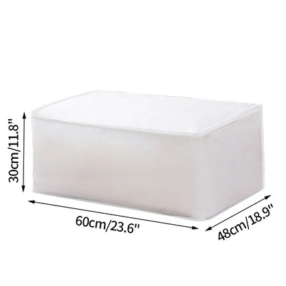 Large Waterproof Clothes Storage Bag – Dustproof Quilt & Wardrobe Organizer, Foldable Luggage Closet Storage Solution