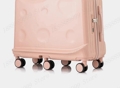 Kids Ride-On Suitcase with 360° Wheels & TSA Lock – Lightweight Cabin Luggage for Boys and Girls