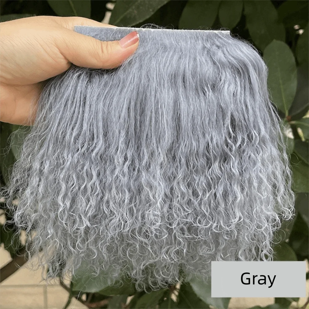 Mongolia Fur Sheepskin Curly Hair Extensions — Cute Wool Texture Wigs for SD, Blyth & BJD Dolls