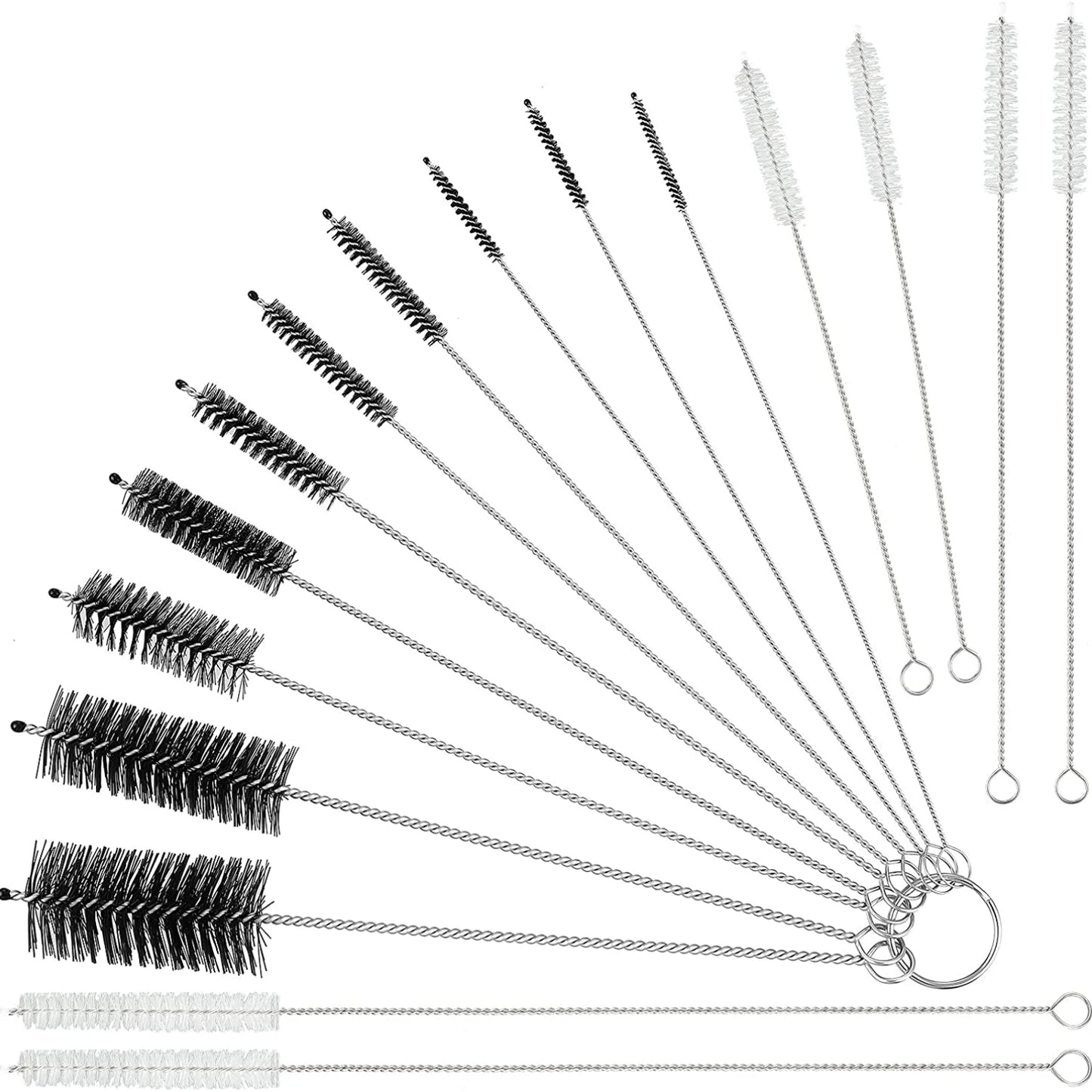 Nylon Cleaning Brush Set - Multi-Functional Spray, Straw, Sewing Machine & Paint Gun Cleaning Tools