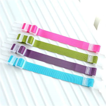 Adjustable Nylon Luggage Straps: Hanging Buckle Suitcase Bag Belt Lock Hooks - Travel Accessories for Secure Packing