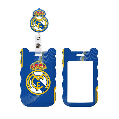 Spanish Football Neck Strap Lanyard – Cartoon Badge Holder ID Card for Kids, Students, Girls & Boys Gift