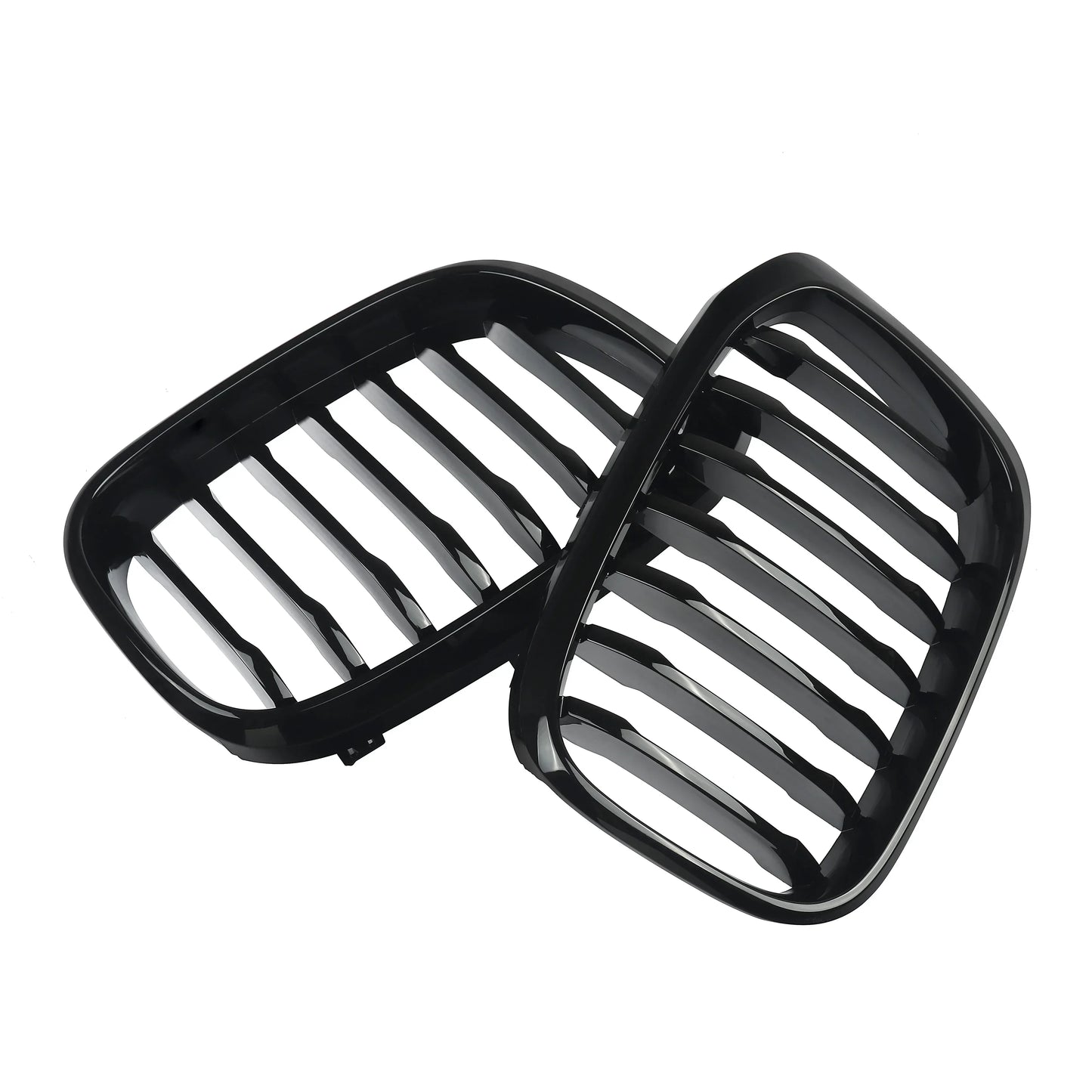 MagicKit Front Bumper Grill for BMW X3 X3M G01 & X4 G02 (2018-2020) — Gloss Black Single Slat Sport Style Replacement