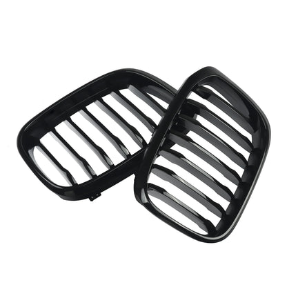 MagicKit Front Bumper Grill for BMW X3 X3M G01 & X4 G02 (2018-2020) — Gloss Black Single Slat Sport Style Replacement
