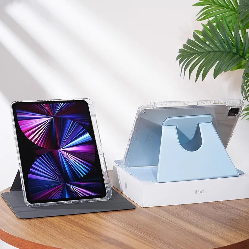 Pencil Holder Case for iPad Pro 11" (2024) & iPad Air 5/4 – Protective Cover for iPad A16, 10.2", 10.9"