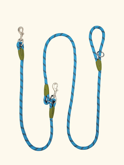 Reflective Nylon Dog Leash – Hands-Free Running & Walking Rope Lead for Small to Large Dogs
