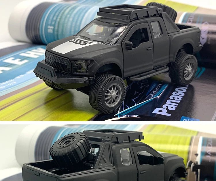 1:36 F-150 Alloy Car Model – Spring-Back Action Toy for Kids | Realistic Replica Vehicle