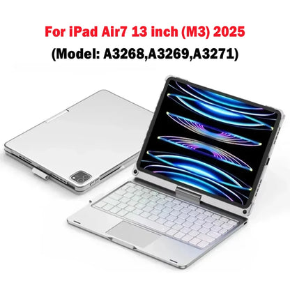 New Magic Keyboard Case for iPad — 360° Flip Backlit Keyboard for iPad 11th Gen A16, iPad Air 11/13-inch M3 2025