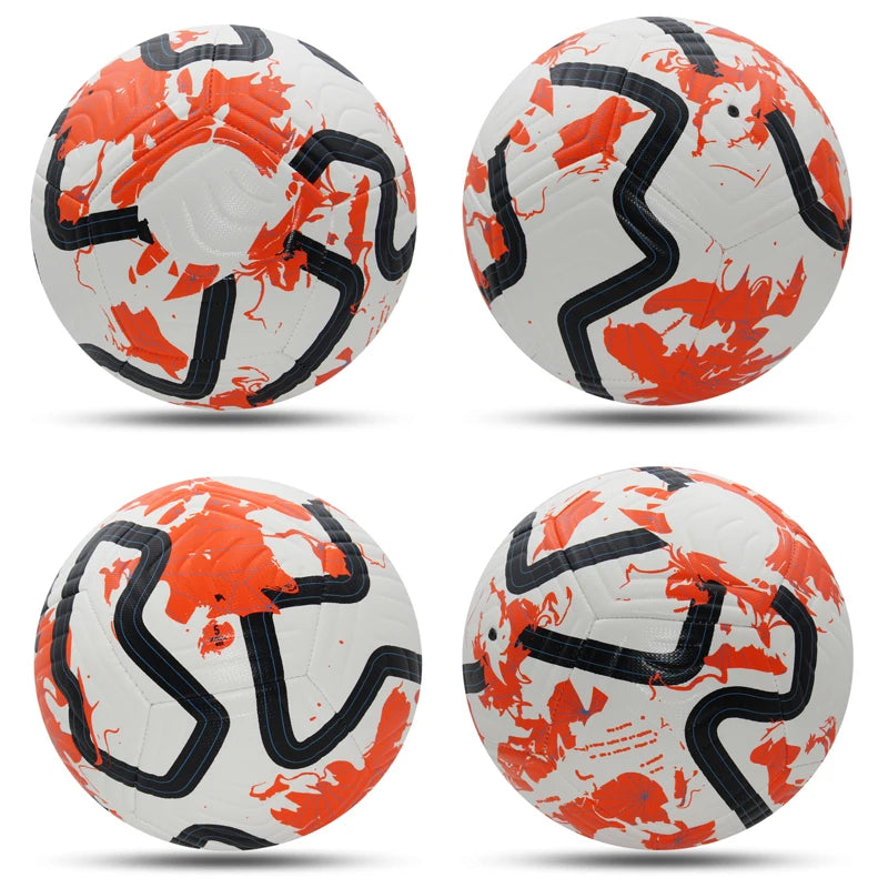 Size 5 Soccer Ball - Machine-Stitched PU Material for Outdoor Matches, Football Training, and Sports Leagues
