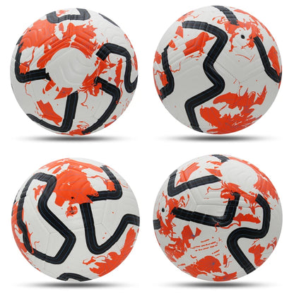 Size 5 Soccer Ball - Machine-Stitched PU Material for Outdoor Matches, Football Training, and Sports Leagues