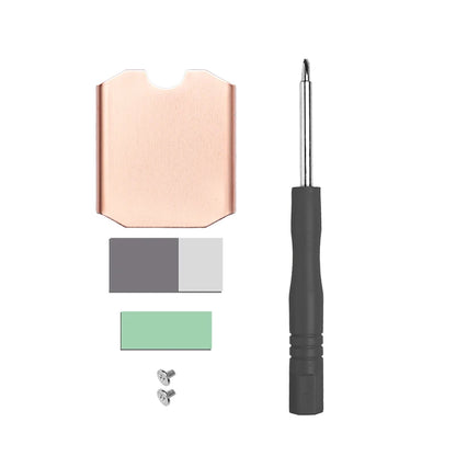 FinalCool TN30 Copper Heat Sink & Thermal Pad — Cooling Accessory for Steam Deck Console & M.2 2230 SSD