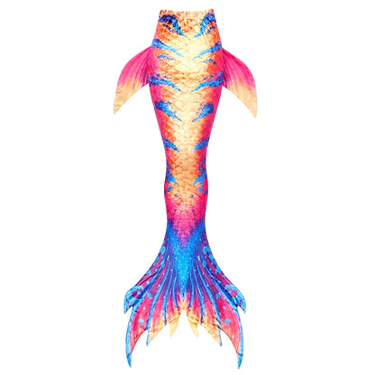 Mermaid Fishtail Cosplay Swimsuit - Beach Swimwear Halloween Costume Without Fins