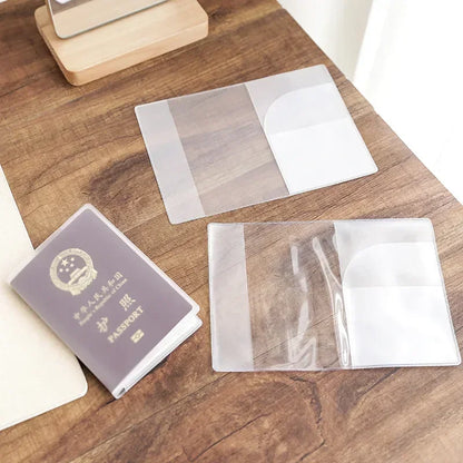 Waterproof PVC Passport Cover & Wallet – Business Card & Document Holder Pouch