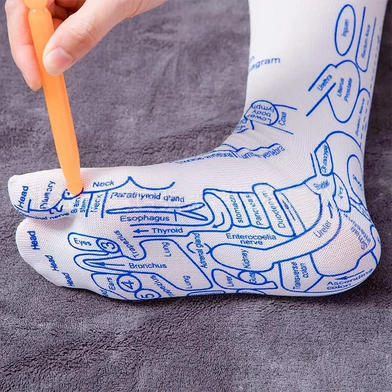Acupressure Foot Massage Socks – Reflexology & Physiotherapy for Tired Feet Relief