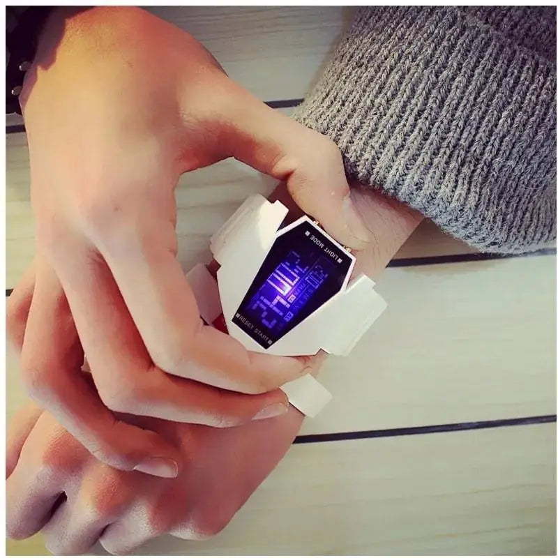 Multi-Function Aircraft Sports Watch – Electronic Watch for Junior High School Boys & Girls