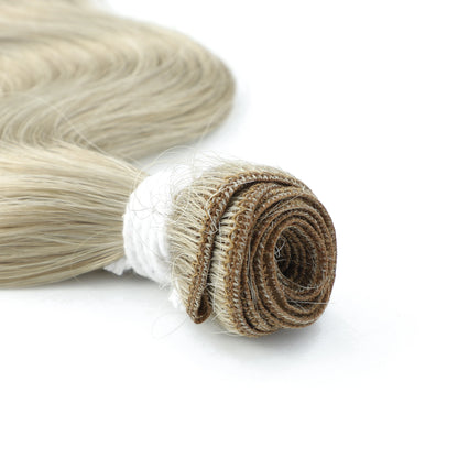 Colorful Body Wave Hair Bundles 613 Piano Blonde – Ombre Synthetic Hair Extensions, Thick Ponytail & Loose Deep Weaving