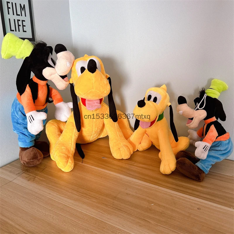 High-Quality Disney Plush Toy Set — Mickey, Minnie, Pluto, Goofy, Daisy & Donald Stuffed Cuddly Dolls for Kids, Home Decor & Gifts
