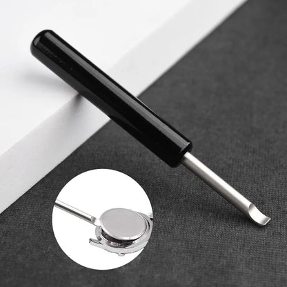 Metal Watch Opener Pry Knife — Adjustable Back Case Cover Remover and Screw Tool for Watchmaker Battery Change and Repair